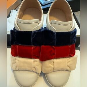 Gucci Multicolor Bow Sneakers